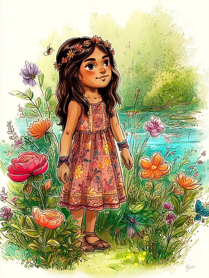 Mayla, héroïne du tome 5 de La Bande des Super-Sens, livre pour enfant de 6 à 9 ans